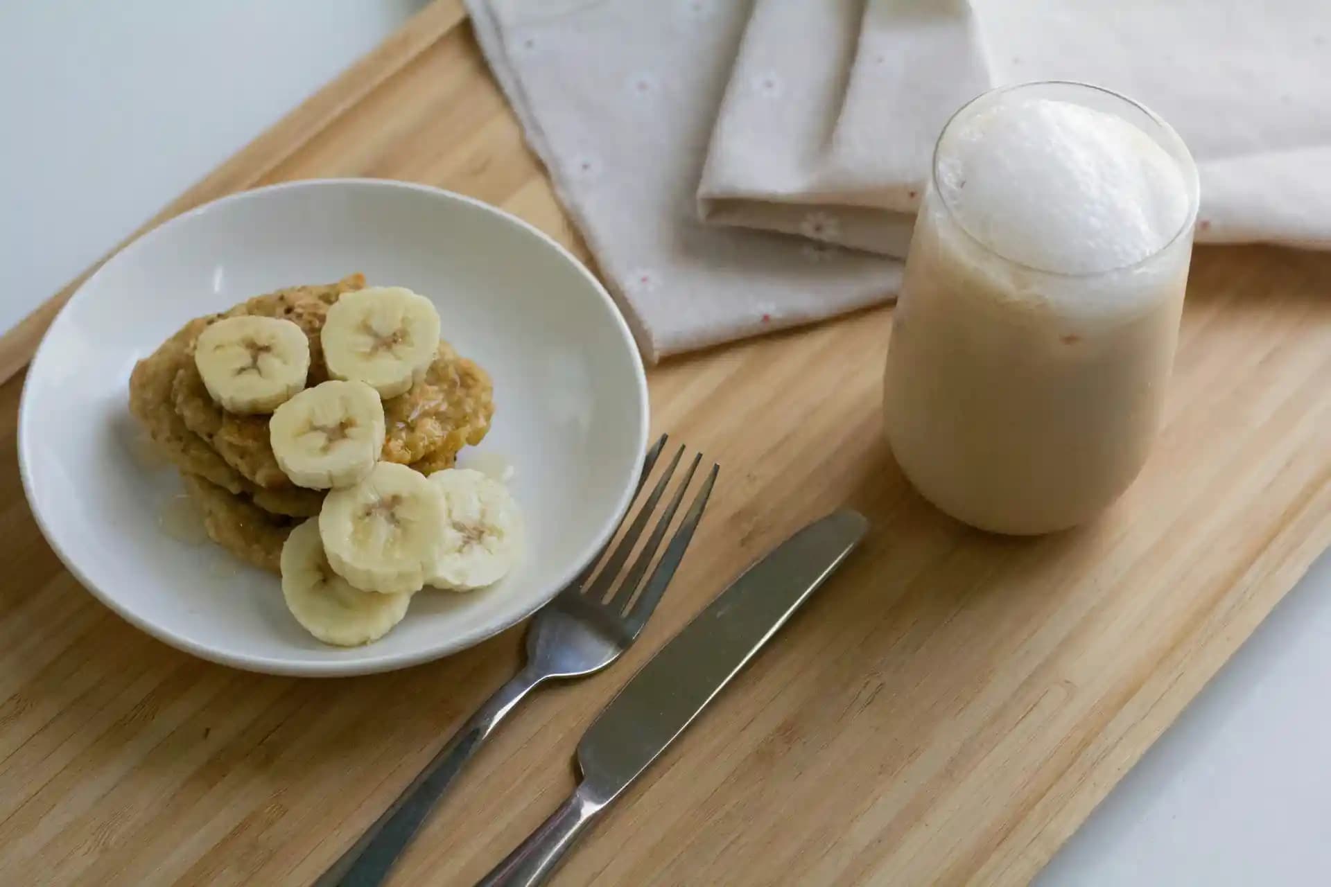 Roti with banana