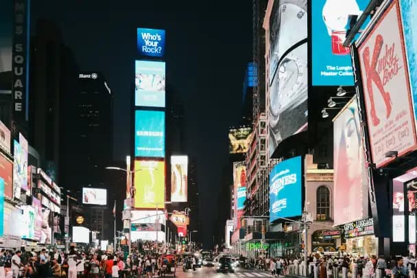 Times Square, New York — Nobody Who Lives in New York Goes There