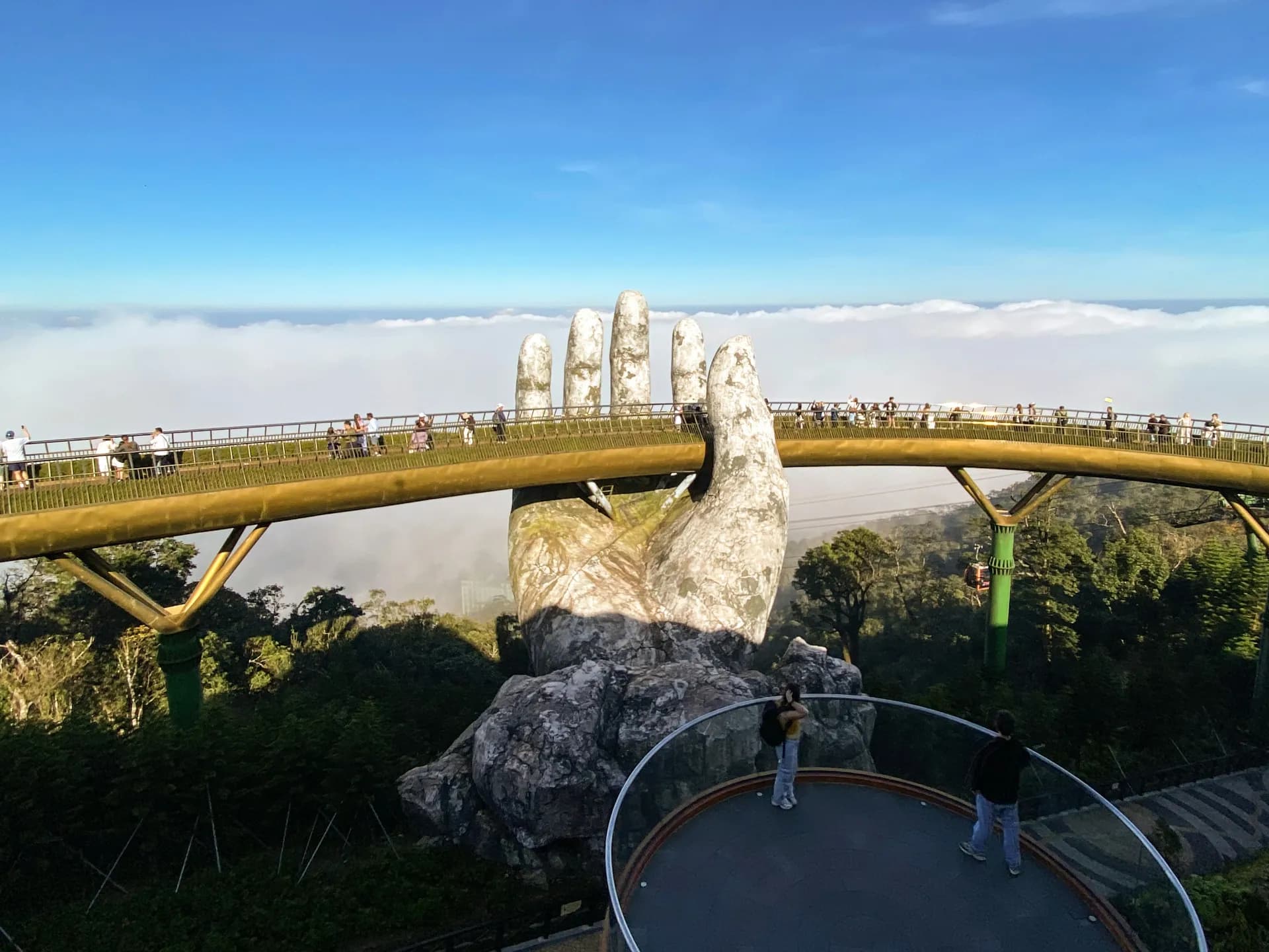 Ba Na Hills Golden Bridge Vietnam