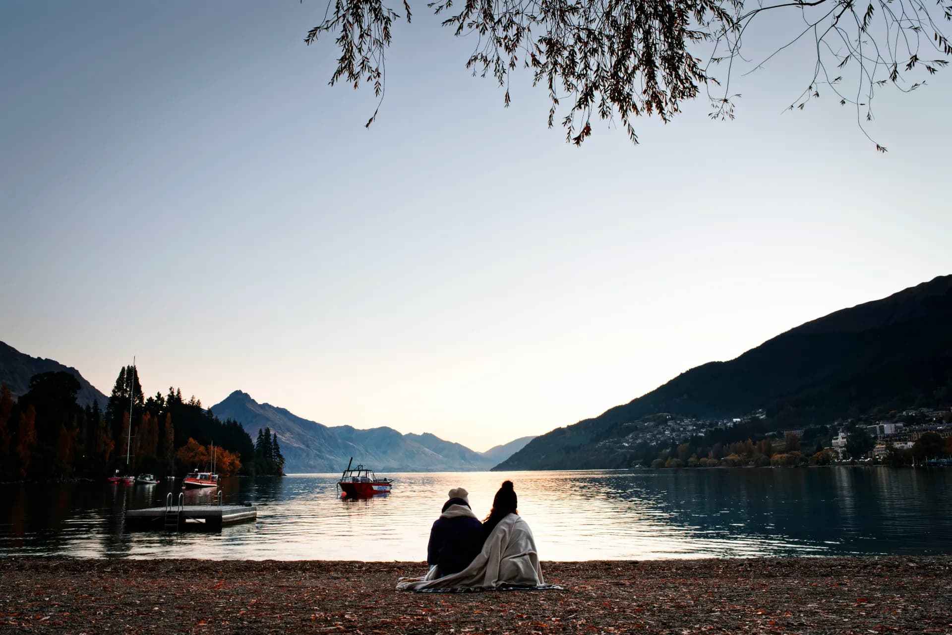 Queenstown romantic sunset