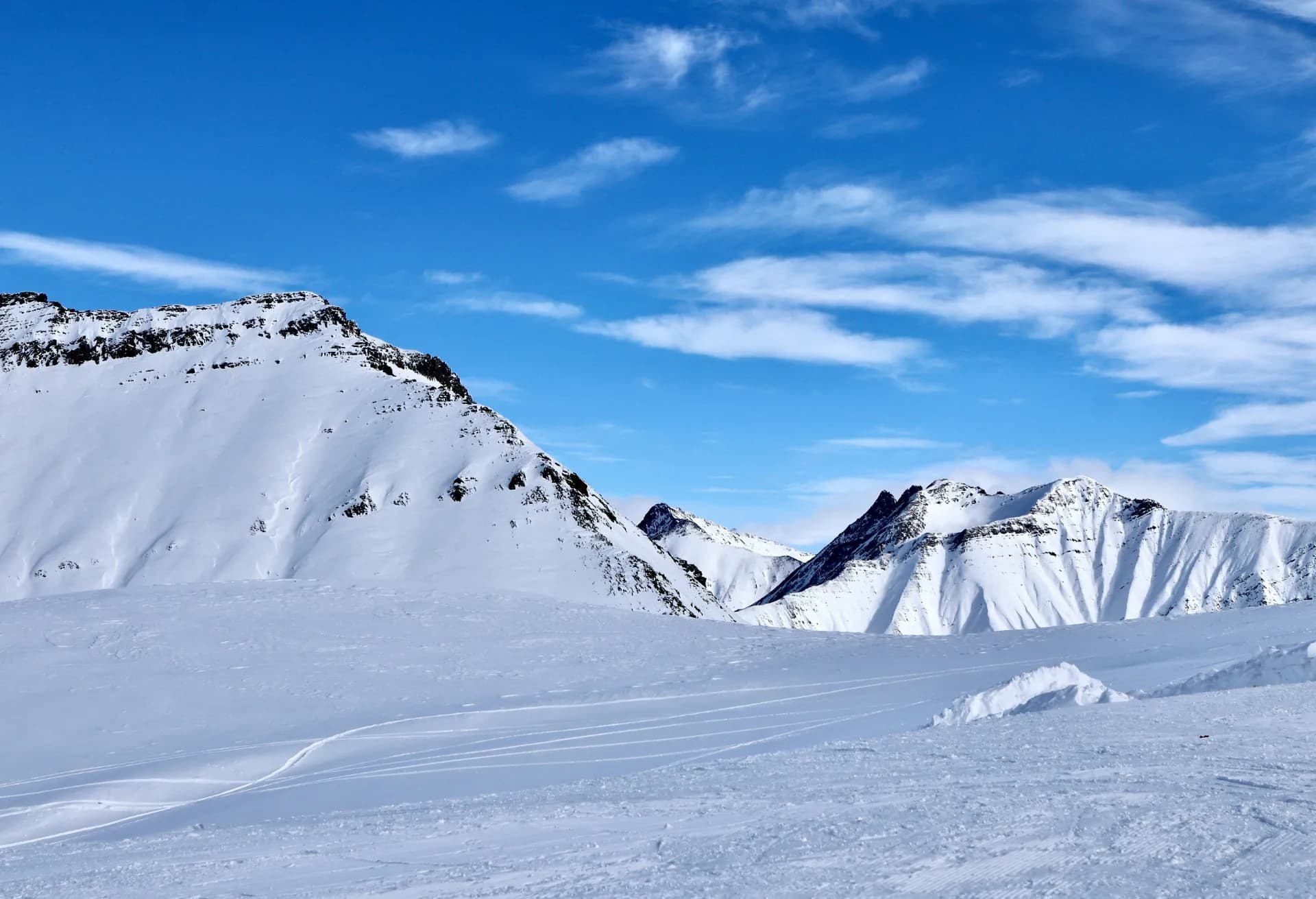 Gudauri snow