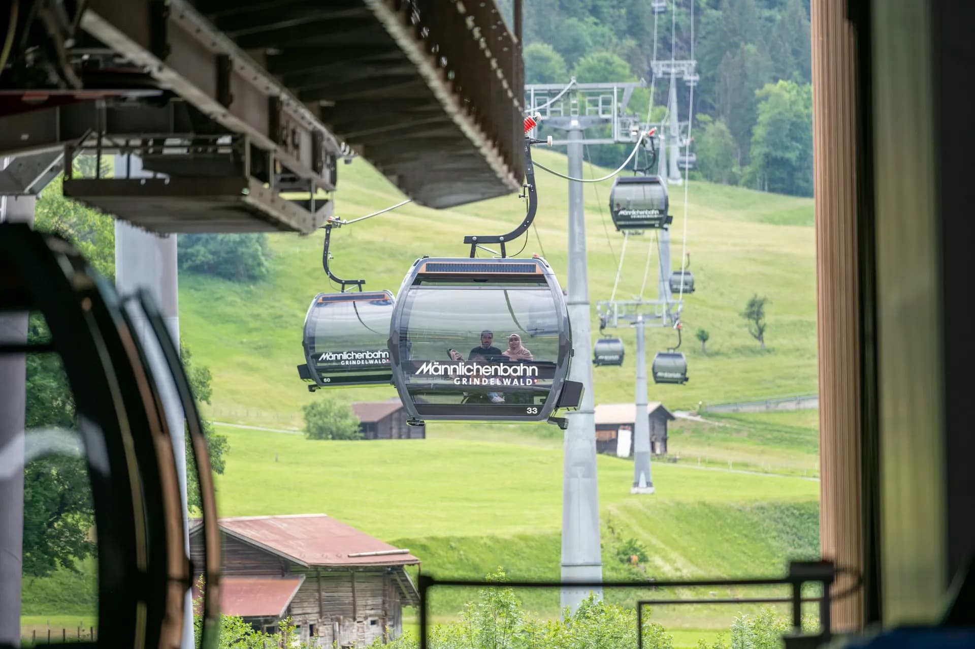 Gondola ride in Grindelwald