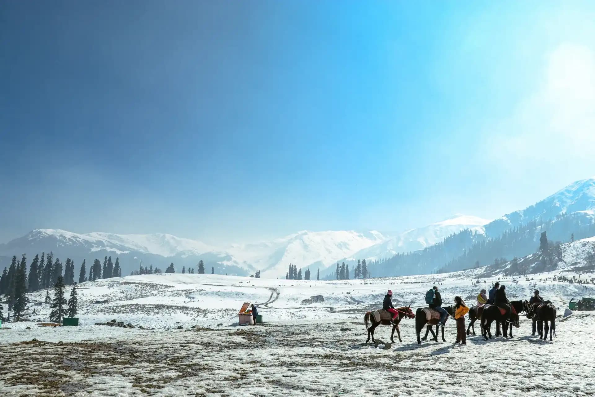 Three Days on Apharwat Peak's Powder and Asia's Highest Gondola: A 6-Day Gulmarg Ski Adventure Package with Houseboat Recovery Nights