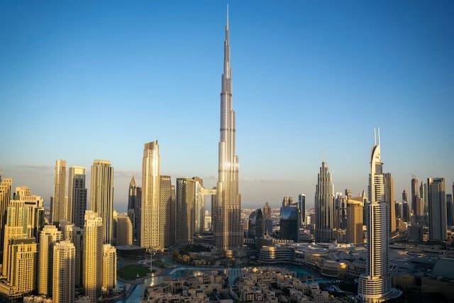 a Burj Khalifa view