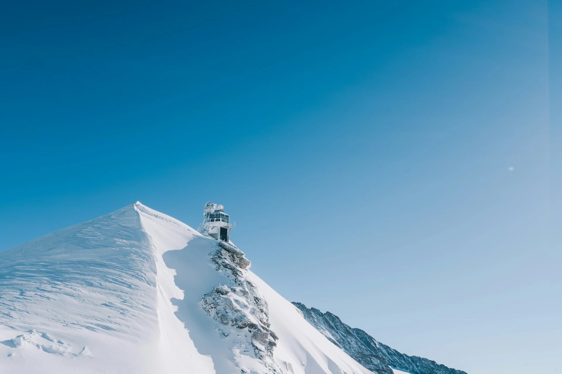 magnificent view of Jungfraujoch