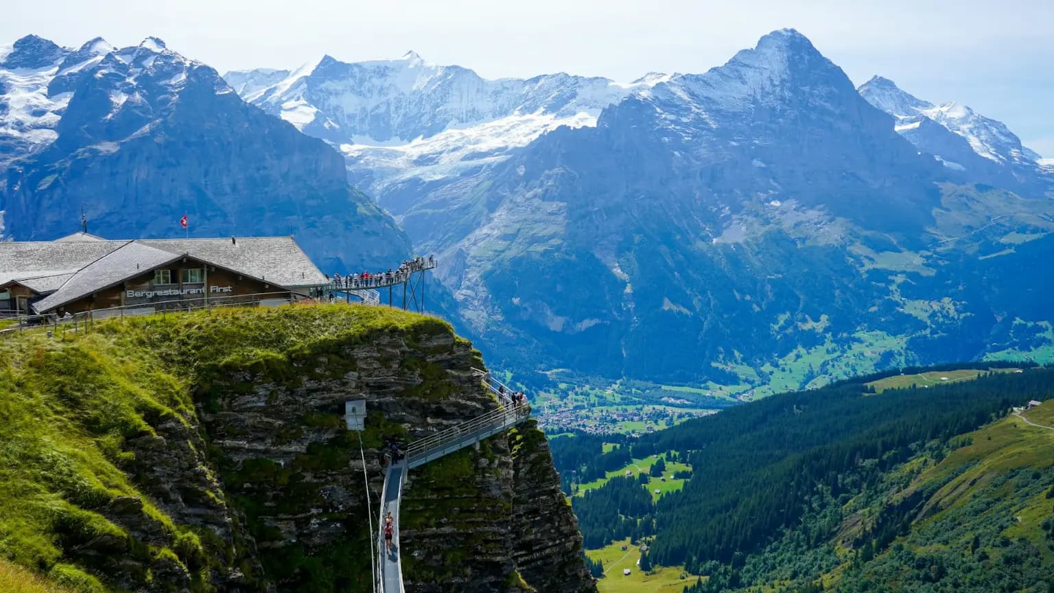 First Cliff Walk in Grindelwald