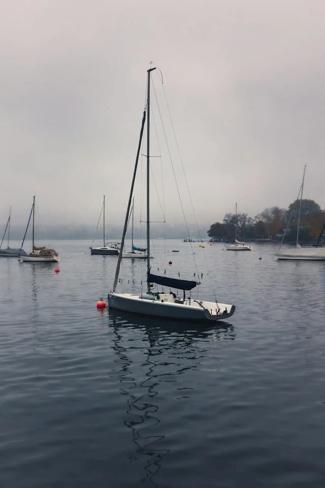 A Lake Zurich boat