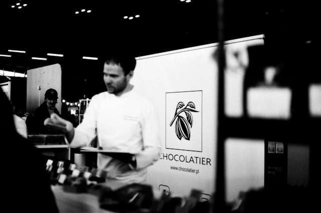 A chocolatier at work at Aeschbach