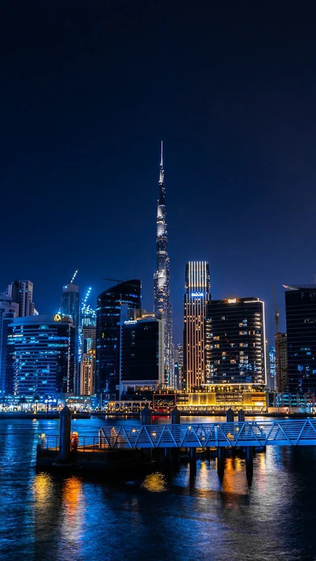 The Burj Khalifa deck view