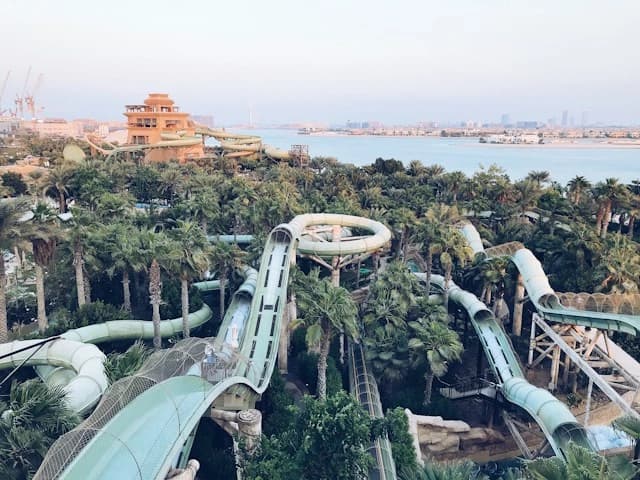 An Aquaventure slide tower