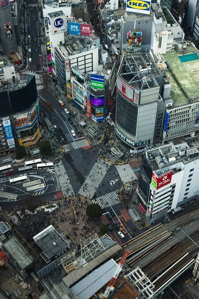 Shibuya Crossing at the scramble