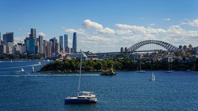 sunset at sydney australia