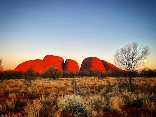 Uluru Sunset Kata Tjuta Australia