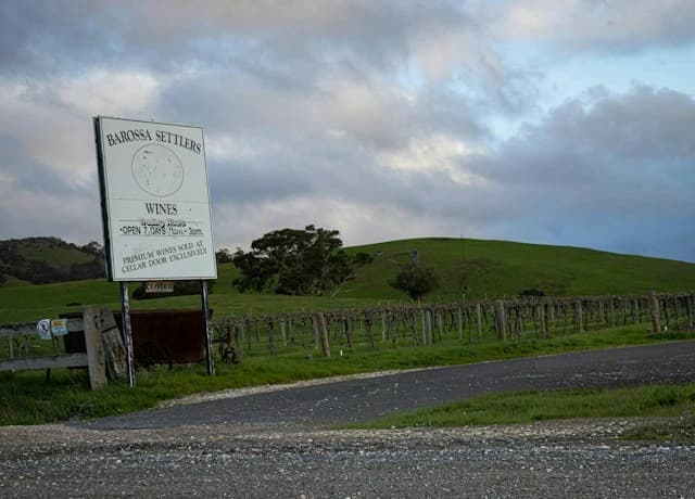 Barossa Valley South Australia landscape vineyards hills